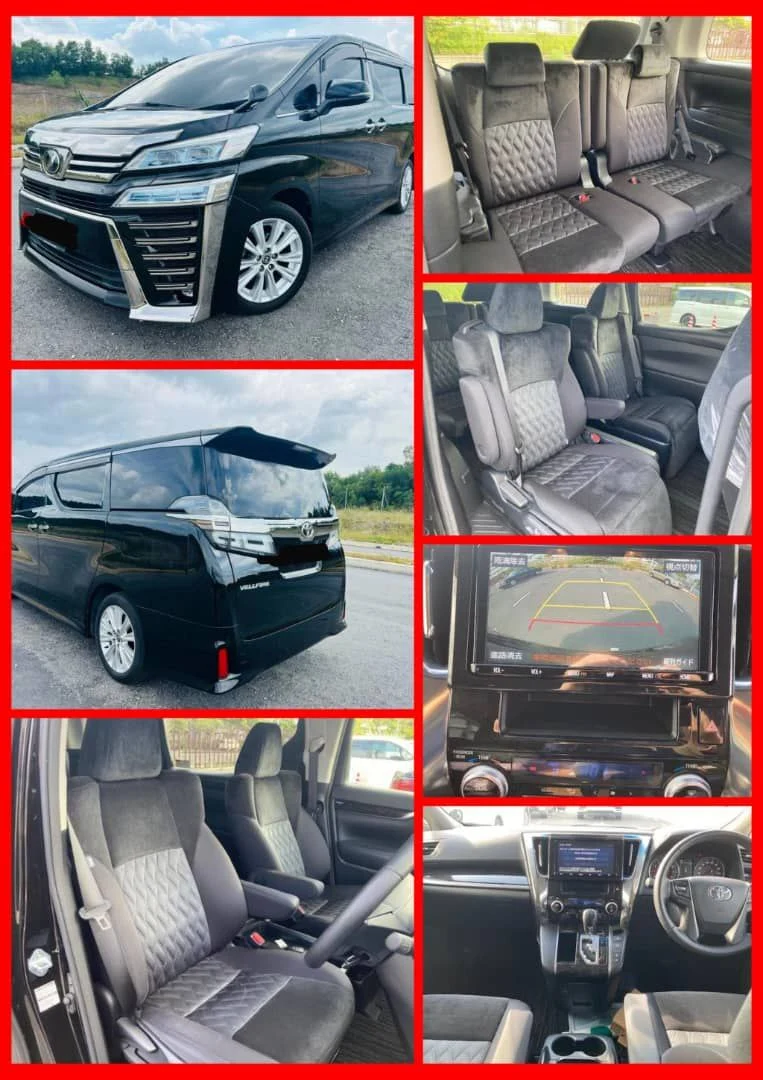 vellfire za new facelift